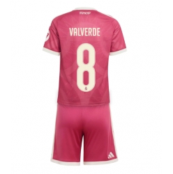 Strój piłkarski Real Madrid Federico Valverde #8 Koszulka Trzeciej dziecięce 2026-27 Krótki Rękaw (+ Krótkie spodenki)