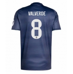 Strój piłkarski Real Madrid Federico Valverde #8 Koszulka Wyjazdowej 2025-26 Krótki Rękaw