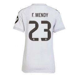 Strój piłkarski Real Madrid Ferland Mendy #23 Koszulka Podstawowej damskie 2025-26 Krótki Rękaw