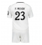 Strój piłkarski Real Madrid Ferland Mendy #23 Koszulka Podstawowej dziecięce 2024-25 Krótki Rękaw (+ Krótkie spodenki)