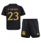 Strój piłkarski Real Madrid Ferland Mendy #23 Koszulka Trzeciej dziecięce 2023-24 Krótki Rękaw (+ Krótkie spodenki)
