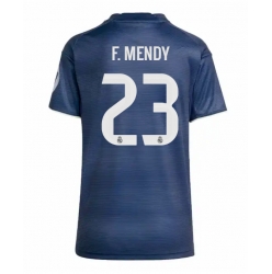Strój piłkarski Real Madrid Ferland Mendy #23 Koszulka Wyjazdowej damskie 2025-26 Krótki Rękaw