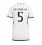 Strój piłkarski Real Madrid Jude Bellingham #5 Koszulka Podstawowej damskie 2023-24 Krótki Rękaw