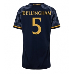 Strój piłkarski Real Madrid Jude Bellingham #5 Koszulka Wyjazdowej damskie 2023-24 Krótki Rękaw