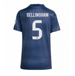 Strój piłkarski Real Madrid Jude Bellingham #5 Koszulka Wyjazdowej damskie 2025-26 Krótki Rękaw