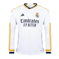 Strój piłkarski Real Madrid Koszulka Podstawowej 2023-24 Długi Rękaw