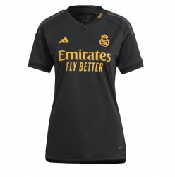 Strój piłkarski Real Madrid Koszulka Trzeciej damskie 2023-24 Krótki Rękaw