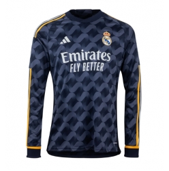 Strój piłkarski Real Madrid Koszulka Wyjazdowej 2023-24 Długi Rękaw