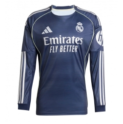 Strój piłkarski Real Madrid Koszulka Wyjazdowej 2025-26 Długi Rękaw