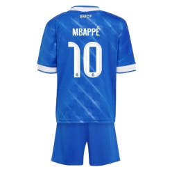 Strój piłkarski Real Madrid Kylian Mbappe #10 Koszulka Trzeciej dziecięce 2025-26 Krótki Rękaw (+ Krótkie spodenki)