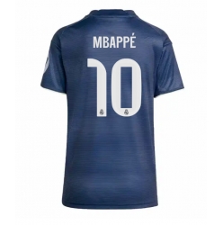 Strój piłkarski Real Madrid Kylian Mbappe #10 Koszulka Wyjazdowej damskie 2025-26 Krótki Rękaw