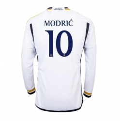 Strój piłkarski Real Madrid Luka Modric #10 Koszulka Podstawowej 2023-24 Długi Rękaw