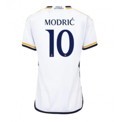 Strój piłkarski Real Madrid Luka Modric #10 Koszulka Podstawowej damskie 2023-24 Krótki Rękaw