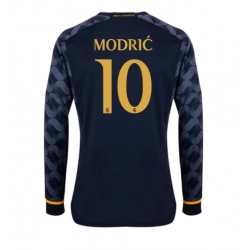 Strój piłkarski Real Madrid Luka Modric #10 Koszulka Wyjazdowej 2023-24 Długi Rękaw