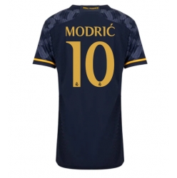 Strój piłkarski Real Madrid Luka Modric #10 Koszulka Wyjazdowej damskie 2023-24 Krótki Rękaw