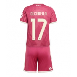 Strój piłkarski Real Madrid Marc Cucurella #17 Koszulka Trzeciej dziecięce 2026-27 Krótki Rękaw (+ Krótkie spodenki)