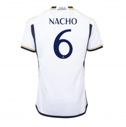 Strój piłkarski Real Madrid Nacho #6 Koszulka Podstawowej 2023-24 Krótki Rękaw
