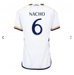 Strój piłkarski Real Madrid Nacho #6 Koszulka Podstawowej damskie 2023-24 Krótki Rękaw