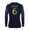 Strój piłkarski Real Madrid Nacho #6 Koszulka Wyjazdowej 2023-24 Długi Rękaw