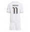 Strój piłkarski Real Madrid Rodrygo Goes #11 Koszulka Podstawowej dziecięce 2025-26 Krótki Rękaw (+ Krótkie spodenki)