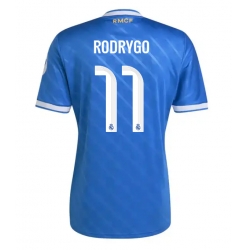 Strój piłkarski Real Madrid Rodrygo Goes #11 Koszulka Trzeciej 2025-26 Krótki Rękaw