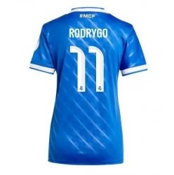 Strój piłkarski Real Madrid Rodrygo Goes #11 Koszulka Trzeciej damskie 2025-26 Krótki Rękaw