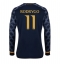 Strój piłkarski Real Madrid Rodrygo Goes #11 Koszulka Wyjazdowej 2023-24 Długi Rękaw