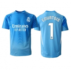 Strój piłkarski Real Madrid Thibaut Courtois #1 Bramkarskie Koszulka Podstawowej 2025-26 Krótki Rękaw