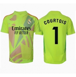 Strój piłkarski Real Madrid Thibaut Courtois #1 Bramkarskie Koszulka Trzeciej 2024-25 Krótki Rękaw