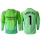 Strój piłkarski Real Madrid Thibaut Courtois #1 Bramkarskie Koszulka Wyjazdowej 2025-26 Długi Rękaw