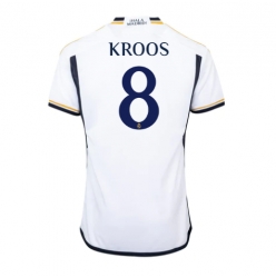 Strój piłkarski Real Madrid Toni Kroos #8 Koszulka Podstawowej 2023-24 Krótki Rękaw