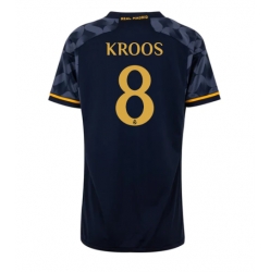 Strój piłkarski Real Madrid Toni Kroos #8 Koszulka Wyjazdowej damskie 2023-24 Krótki Rękaw