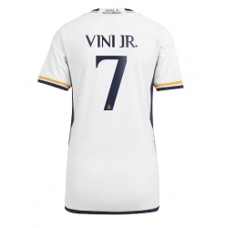 Strój piłkarski Real Madrid Vinicius Junior #7 Koszulka Podstawowej damskie 2023-24 Krótki Rękaw