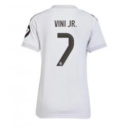 Strój piłkarski Real Madrid Vinicius Junior #7 Koszulka Podstawowej damskie 2025-26 Krótki Rękaw