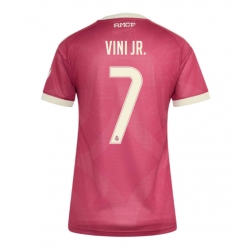 Strój piłkarski Real Madrid Vinicius Junior #7 Koszulka Trzeciej damskie 2026-27 Krótki Rękaw