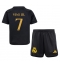 Strój piłkarski Real Madrid Vinicius Junior #7 Koszulka Trzeciej dziecięce 2023-24 Krótki Rękaw (+ Krótkie spodenki)