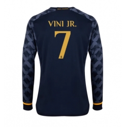Strój piłkarski Real Madrid Vinicius Junior #7 Koszulka Wyjazdowej 2023-24 Długi Rękaw