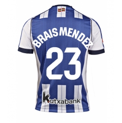 Strój piłkarski Real Sociedad Brais Mendez #23 Koszulka Podstawowej 2025-26 Krótki Rękaw