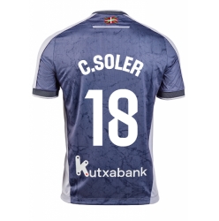Strój piłkarski Real Sociedad Carlos Soler #18 Koszulka Wyjazdowej 2025-26 Krótki Rękaw
