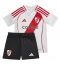 Strój piłkarski River Plate Koszulka Podstawowej dziecięce 2024-25 Krótki Rękaw (+ Krótkie spodenki)