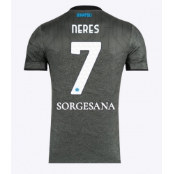 Strój piłkarski SSC Napoli David Neres #7 Koszulka Trzeciej 2024-25 Krótki Rękaw
