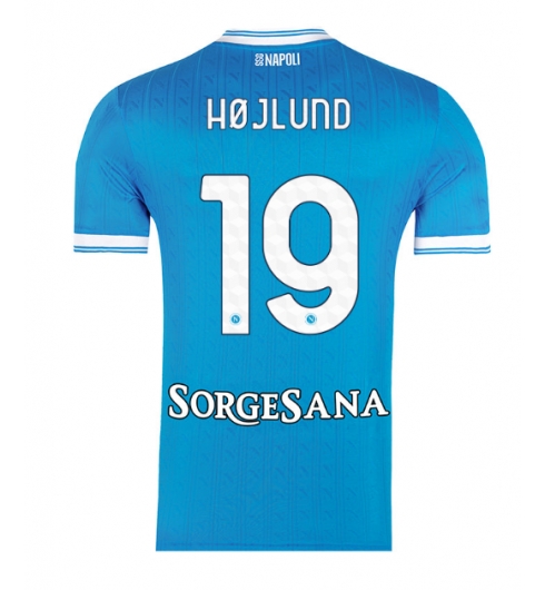 Strój piłkarski SSC Napoli Rasmus Hojlund #19 Koszulka Podstawowej 2025-26 Krótki Rękaw Strój piłkarski SSC Napoli Rasmus Hojlund #19 Koszulka Podstawowej 2025-26 Krótki Rękaw