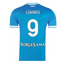 Strój piłkarski SSC Napoli Romelu Lukaku #9 Koszulka Podstawowej 2025-26 Krótki Rękaw