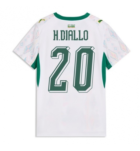 Strój piłkarski Senegal Habib Diallo #20 Koszulka Podstawowej damskie MŚ 2026 Krótki Rękaw Strój piłkarski Senegal Habib Diallo #20 Koszulka Podstawowej damskie MŚ 2026 Krótki Rękaw