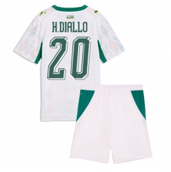 Strój piłkarski Senegal Habib Diallo #20 Koszulka Podstawowej dziecięce MŚ 2026 Krótki Rękaw (+ Krótkie spodenki)