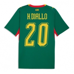 Strój piłkarski Senegal Habib Diallo #20 Koszulka Wyjazdowej MŚ 2026 Krótki Rękaw