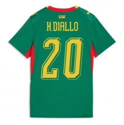Strój piłkarski Senegal Habib Diallo #20 Koszulka Wyjazdowej damskie MŚ 2026 Krótki Rękaw