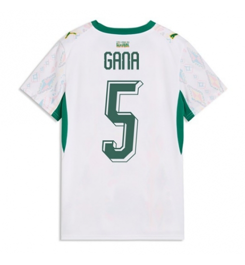 Strój piłkarski Senegal Idrissa Gueye #5 Koszulka Podstawowej damskie MŚ 2026 Krótki Rękaw Strój piłkarski Senegal Idrissa Gueye #5 Koszulka Podstawowej damskie MŚ 2026 Krótki Rękaw