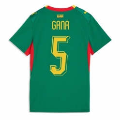 Strój piłkarski Senegal Idrissa Gueye #5 Koszulka Wyjazdowej damskie MŚ 2026 Krótki Rękaw
