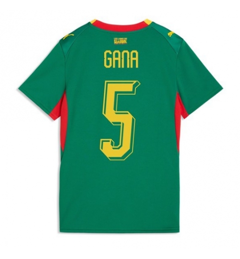 Strój piłkarski Senegal Idrissa Gueye #5 Koszulka Wyjazdowej damskie MŚ 2026 Krótki Rękaw Strój piłkarski Senegal Idrissa Gueye #5 Koszulka Wyjazdowej damskie MŚ 2026 Krótki Rękaw